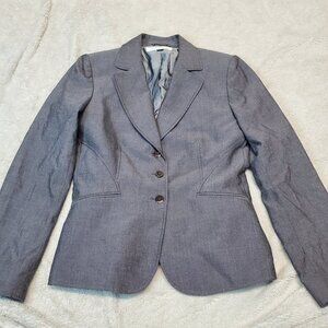 Tahari ASL Gray Suit Jacket Blazer 6 Office Work Classic Formal Dressy Academia